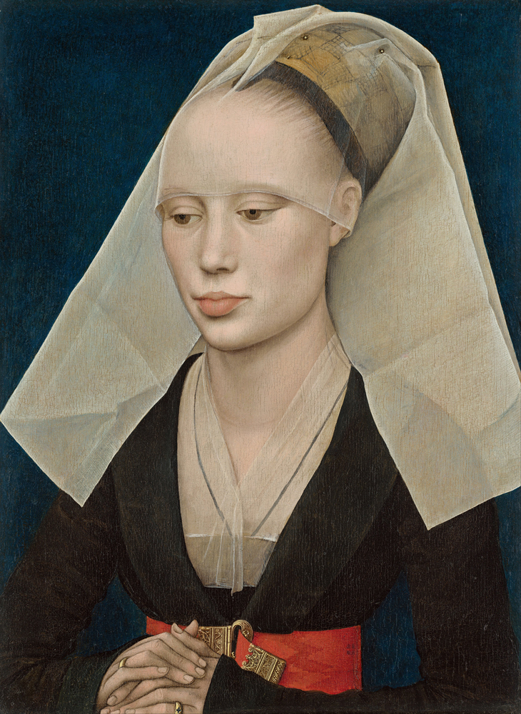 Rogier van der Weyden, "Portrait of a Lady," 1460, 15x11," National Gallery of Art, Washington, D.C.