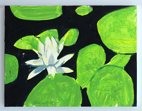 Alex Katz, 'Homage to Monet 5, 2009', oil on board. Courtesy the artist and Peter Blum Gallery, New York.