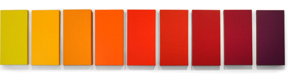 Siri Berg It's All About Color (red gradation) 2011-13-600