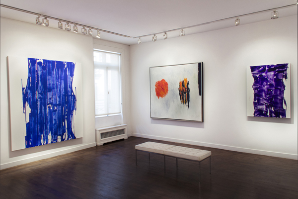 Installation, "Re-Irascibles: Theodoros Stamos and John Zinsser," Graham Gallery.