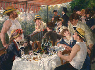 Pierre-Auguste Renoir, Luncheon of the Boating Party, 1880-81 (Phillips Collection, Washington D.C)