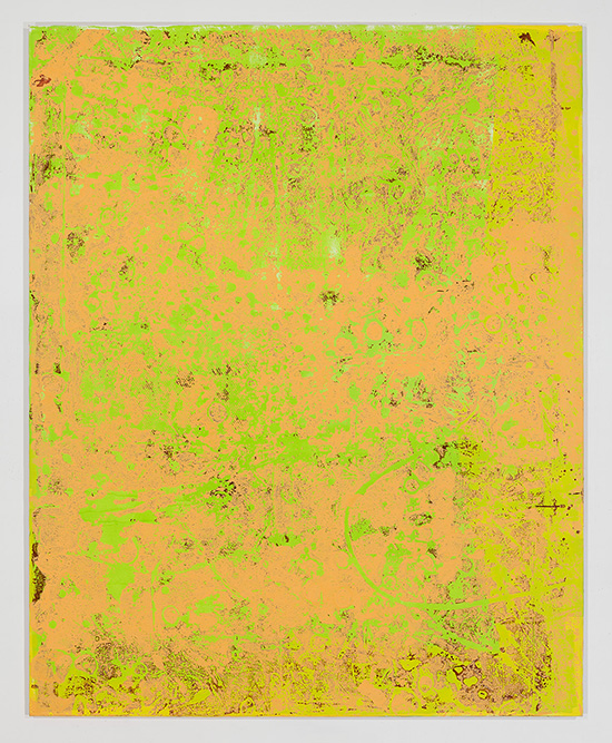 Stephen Maine, "P15-0704," 2015, acrylic on canvas, 80 x 64," photo by Etienne Frossard.