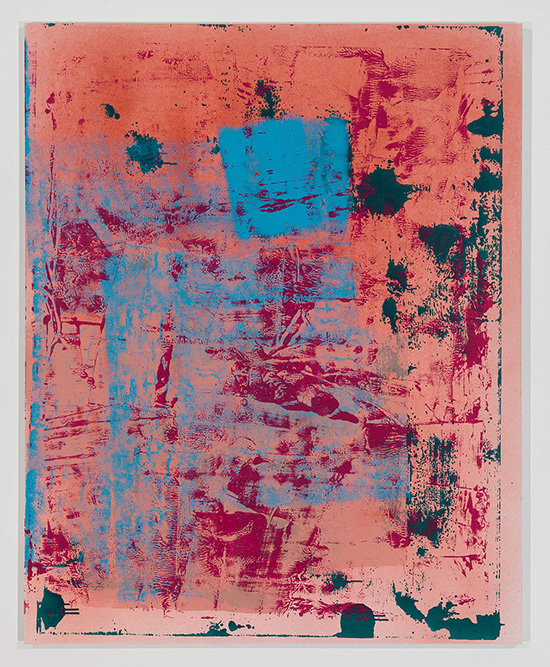 Stephen Maine, "P14-1102," 2015, acrylic on canvas, 65 x 52," photo by Etienne Frossard.
