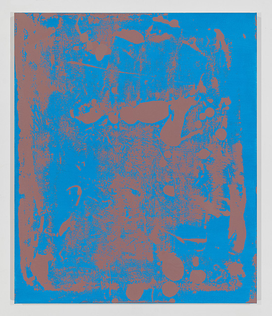 Stephen Maine, "P15-0617, 2015," acrylic on canvas, 36 x 30," photo by Etienne Frossard.