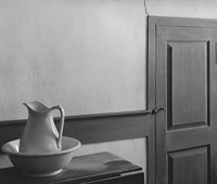 George Tice, "Shaker Interior," Sabbathday Lake, Maine, 1971.